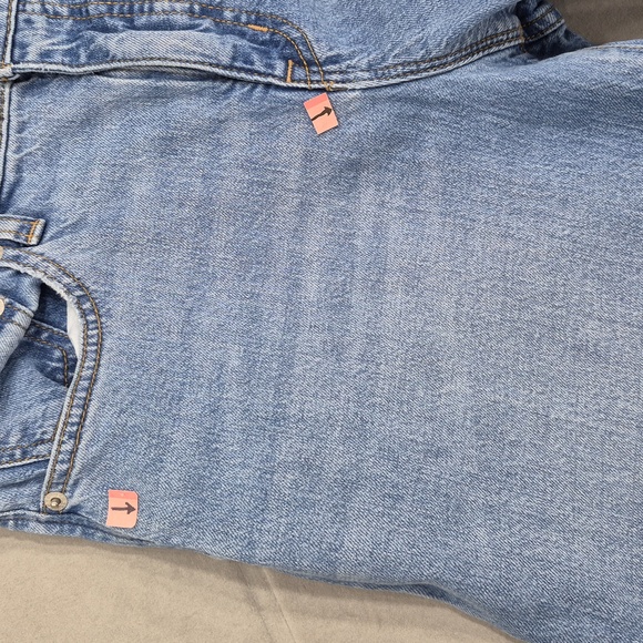 J Crew jeans women's 29 Wide Leg Crop raw hem stretch high rise - Picture 10 of 12